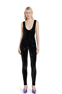 GG crystal embroidered jumpsuit