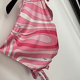 Printed Halter Top
