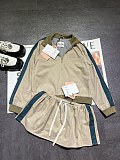Twill Jacket & Drawstring Mini Skirt