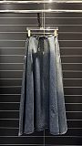 Mid-Length Belted Skirt