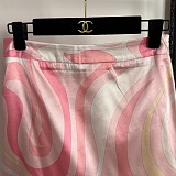 Marmo-print Mini Skirt in Silk