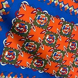 Festa-print silk shorts