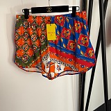 Festa-print silk shorts