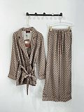 Printed silk twill shirt * Pants
