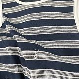 Tank Top in Striped Cotton Jersey