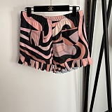 Marmo Ruffled Mesh Shorts