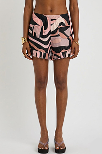 Marmo Ruffled Mesh Shorts