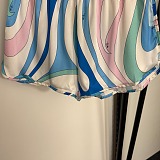 Pucci Marmo printed  twill shorts