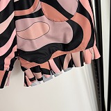 Marmo Ruffled Mesh Shorts