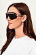 Statement Sunglasses in Black and gold