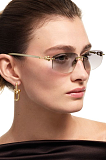 HardWear Sunglasses in Pale Gold-colored Metal