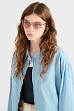 Eyewear round-frame Sunglasses
