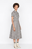 Mid-Length Belted Dress