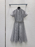 Mid-Length Belted Dress