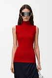 Sleeveless top in viscose blend