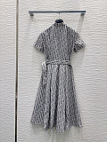 Mid-Length Belted Dress