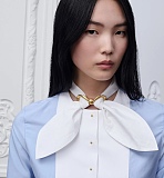 Mid-Length Plastron Shirtdress