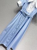 Mid-Length Plastron Shirtdress