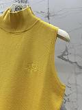 Sleeveless top in viscose blend