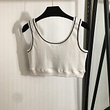 Cropped Ribbed Tank Top