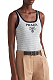 Striped Tank Top with Logo