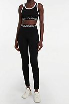 Logo Band Sports Bra