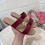 leather Logo-plaque Sandals
