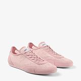 Rose Leather Mix and Jimmy Choo Lace Low Top Trainers