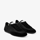 Black Leather Mix and Jimmy Choo Lace Low Top Trainers