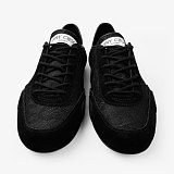 Black Leather Mix and Jimmy Choo Lace Low Top Trainers