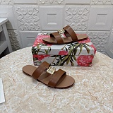 Leather Logo-plaque Sandals