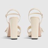 Women's platform sandal with Double G
