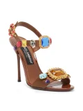 105MM Embellished Sandals
