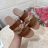 Leather Logo-plaque Sandals