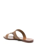 Leather Logo-plaque Sandals