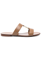 Leather Logo-plaque Sandals
