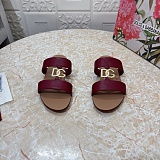 leather Logo-plaque Sandals