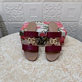leather Logo-plaque Sandals