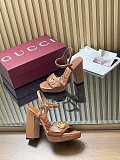 Women's platform sandal with Double G