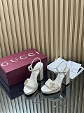 Women's platform sandal with Double G