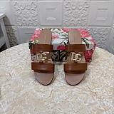 Leather Logo-plaque Sandals