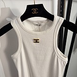 Ribbed Logo Tank Top