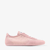Rose Leather Mix and Jimmy Choo Lace Low Top Trainers