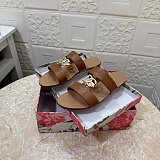 Leather Logo-plaque Sandals