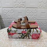 Leather Logo-plaque Sandals