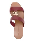 leather Logo-plaque Sandals