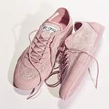 Rose Leather Mix and Jimmy Choo Lace Low Top Trainers