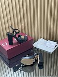 Women's platform sandal with Double G