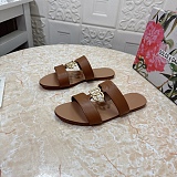Leather Logo-plaque Sandals