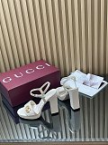 Women's platform sandal with Double G